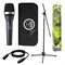 AKG D5 STAGE PACK комплект: микрофон D5 + держатель SA61 + стойка-журавль + микрофонный шнур 5м - фото 18836