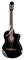 TAKAMINE GC1CE BLK классическая электроакустическая гитара с вырезом, цвет черный - фото 19141