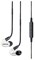 SHURE SE215m+SPE наушники внутриканальные (наушники вставные) с гарнитурой и пультом управления, белые, отсоединяемый кабель - фото 19396