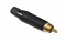ACPR-BLK - Кабельный разъем RCA, M серия, Папа, Цветной, Черный, Позолоченные контакты - фото 199943