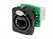 Разъем RJ45 панельный, гнездо, тип-D, монтаж провода IDC-110, черный (100шт) - фото 200020