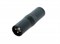 Адаптер XLR 3 контакта штекер - XLR 3 контакта штекер, черненый корпус - фото 202339