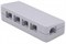 Сплиттер RJ45, 1 вход 4 выхода, для подключения нескольких консолей MICPAT-4 или панелей ZONE4R - фото 203168