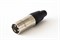 Anzhee XLR-M SILVER. 3 – х контактный кабельный разъем типа XLR "папа" - фото 206053