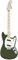 FENDER MUSTANG MN Olive электрогитара MUSTANG, цвет олив, кленовая накладка грифа - фото 21039