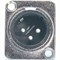 PROEL XLR3MDL - разъем XLR 3Р, папа, панельный,  корпус металл - фото 22786
