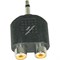INVOTONE AD200 - переходник 2 RCA мама <>3.5мм моно джек папа , корпус пластик - фото 22852
