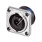 Neutrik NL8MPR - панельный разъём Speakon, 8-ми конт., квадратный фланец , металический корпус - фото 23350