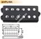 DR. PARTS 6HPU/BK - звукосниматель humb для 6-струнной бас гитары, открытый, чёрн. - фото 26606