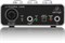 Behringer UM2 внешний звуковой интерфейс, USB2.0, 2 вх/2 вых канала, 1 мик/лин вх (комб. XLR+1/4"TRS, предусилители XENIX), 1 инструментальный вх (1/4" TS), линейный стереовыход (2х RCA), выход на наушники с режимом прямого мониторинга, ПО Tracktion 4 в к - фото 28324