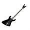 Dean DEMONATOR 4 BKCR - бас-гитара, «эксплорер»,4стр,22лада,HH актив,2V+1T + EQ,цв. черный, с кейсом - фото 31369