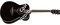 YAMAHA FS820 AB - акустическая гитара, корпус компакт, верхняя дека массив ели, цвет оранжевый санбё - фото 38014