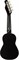 FENDER UKULELE VENICE BLACK укулеле сопрано, цвет черный - фото 42841