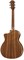 TAYLOR 214ce-K DLX 200 Series Deluxe, гитара электроакустическая, форма корпуса Grand Auditorium, кейс - фото 42890