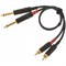 Cordial CFU 0.6 PC кабель сдвоенный RCA/джек моно 6.3мм male, 0.6м, черный - фото 45516