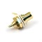 Neutrik NYS367-9 панельный разъем RCA гнездо, белый изолятор, золоченые контакты - фото 45855