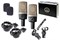 AKG C314 ST подобранная стереопара конденсаторых микрофонов C314. В комплекте: H85 держатель антивибрационный — 2шт, SA60 держатель — 2шт, W214 ветрозащита — 2шт, H50 cтереопланка с 2-мя втулками, кейс жесткий - фото 48616