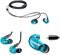 SHURE SE215SPE-B-UNI-EFS Наушники вставные с одним драйвером, прозрачный голубой. Гарнитурный кабель TRRS 3.5 мм. - фото 58519