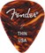 FENDER WAVELENGTH 351 THIN 6 PK TORTOISESHELL Медиаторы (упакованы по 6 шт.), мягкие - фото 62651