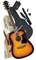 IBANEZ V50NJP Vintage Sunburst акустическая гитара - фото 62849
