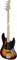 FENDER DLX ACTIVE J BASS MN 3TSB бас-гитара Deluxe Active Jazz Bass, 3-х цветный санберст, кленовая накладка грифа - фото 63628