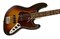 FENDER 60's JAZZ BASS PF 3TS W/GIG бас-гитара с чехлом, цвет - санберст, накладка грифа Пао Ферро - фото 64001