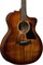 TAYLOR 224ce-K DLX 200 Series Deluxe, гитара электроакустическая, форма корпуса Grand Auditorium, кейс - фото 64418