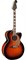 FENDER KINGMAN SCE JUM 3TS W/C Электроакустическая гитара джамбо, цвет натуральный - фото 64863