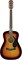 FENDER CC-60S CONCERT SUNBURST WN акустическая гитара, топ - массив ели, накладка орех, цвет санберст - фото 65563