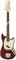 FENDER AMERICAN PERFORMER MUSTANG BASS®, RW, AUBERGINE 4-струнная бас-гитара, цвет темно-красный, в комплекте чехол - фото 65709