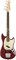 FENDER AMERICAN PERFORMER MUSTANG BASS®, RW, AUBERGINE 4-струнная бас-гитара, цвет темно-красный, в комплекте чехол - фото 65710