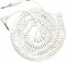 VOX Vintage Coiled Cable VCC-90WH гитарный кабель, белый - фото 65872