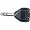 QUIK LOK AD23 адаптер-сплиттер для наушников, 2 выхода Female Stereo Mini Jack 3.5mm X 1 вход Male Stereo Jack 6.3mm - фото 66398