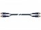QUIK LOK STR613K-1 BK компонентный кабель, позолоченные разъёмы 2 RCA Male - 2 RCA Male (тюльпаны), 1м - фото 66608