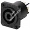 SWITCHCRAFT HPCP410F панельный разъем SPEAKON: 4-контактный, квадратное основание, пластик, чёрный - фото 67099