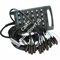 KLOTZ TL2U204X15 TrueLink EcoLine мультикор 20 входов, 4 выхода, разъемы Neutrik XLR F/Amphenol XLR M, корпус металл, длина 15 - фото 68539