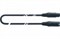 QUIK LOK MCR611-6 BK готовый микрофонный кабель, 6 метров, разъемы XLR/F - XLR/M, цвет черный - фото 68627