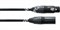 QUIK LOK MCR615-3 микрофонный кабель, 3 метра, разъемы XLR Male - Stereo Jack ( XLR/M - Jack Stereo), цвет черный - фото 68630