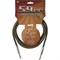 KLOTZ VIN-0300 59er готовый инструментальный кабель, длина 3м, никелированные разъемы Mono Jack, оболочка твид - фото 68660