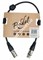 ROCKDALE MC001-50CM готовый микрофонный кабель, разъёмы XLR, длина 50 см - фото 68771