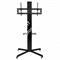 QUIK LOK DSP/590 стенд для LCD монитора диаг от 36 до 55 дюймов, с полкой, на колёсах, сталь, чёрный - фото 70670