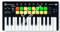 NOVATION LaunchKey Mini MK2 контроллер, 25 клавиш, 16 полноцветных пэдов - фото 71091