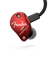FENDER FXA6 PRO IEM- RED Внутриканальные наушники с 9,25мм драйвером, HDBA твиттером и бас портом - фото 72015