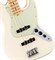 FENDER AM PRO JAZZ BASS MN OWT бас-гитара American Pro Jazz Bass, цвет олимпик уайт, кленовая накладка грифа - фото 72741