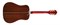 GUILD D-55E Dreadnought, Antique Burst электроакустическая гитара, цвет санберст, в комплекте кейс. - фото 73646