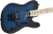 Charvel Pro-Mod San Dimas® Style 2 HH FR QM, Maple Fingerboard, Transparent Blue Burst Электрогитара Charvel, цвет сине-черный - фото 73847