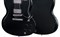 GIBSON SG STANDARD 2018 EBONY электрогитара, цвет черный, кейс - фото 75042