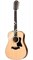 TAYLOR 150e 100 Series, гитара электроакустическая двенадцатиструнная, форма корпуса дредноут, мягкий чехол - фото 75289