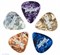 TAYLOR 80791 Pick, Marble, Thin Медиатор перламутровый с лого Taylor, мягкий - фото 76284