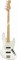 FENDER PLAYER JAZZ BASS MN PWT Бас-гитара, цвет белый - фото 76453